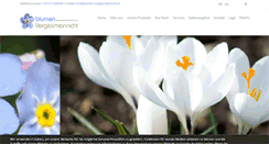 Desktop Screenshot of blumen-vergissmeinnicht.at